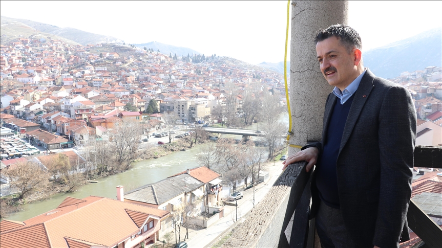 Ministri turk Pakdemirli vizitoi Velesin, qytetin e paraardhësve të tij