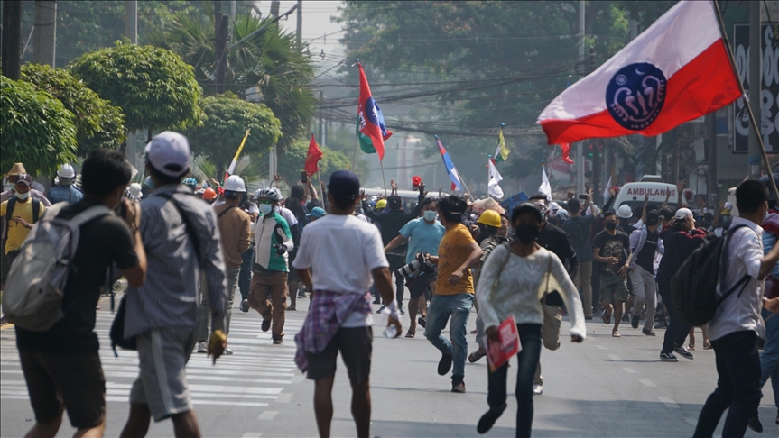 Myanmar 10 Anti Coup Protesters Killed Amid Crackdown