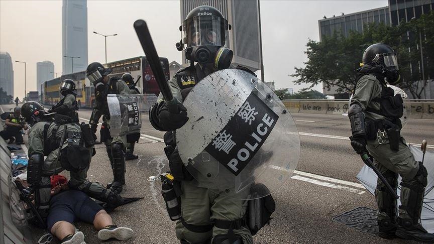 В Гонконге прошла акция протеста в поддержку задержанных активистов