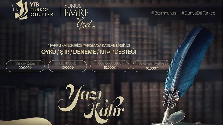 Turkey announces Yunus Emre writing contest for expats
