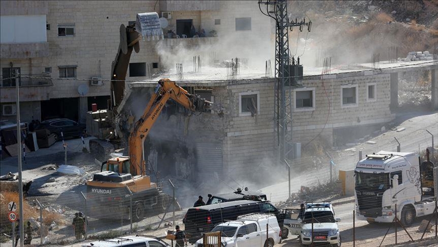Israel razes 2 Palestinian houses in East Jerusalem