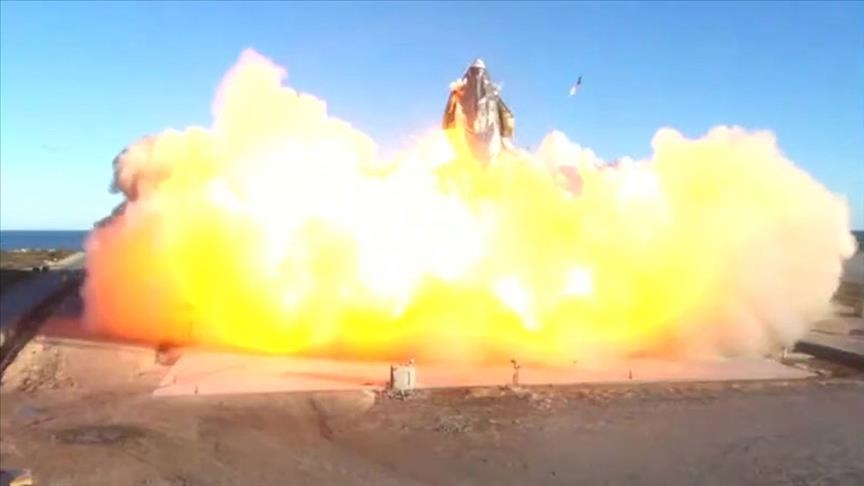 Starshîpa ku SpaceXê dixwast bişîne Marsê piştî firîna ceribandinê teqiya