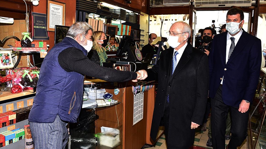 Kılıçdaroğlu'ndan esnaf ziyareti: Daha güzel bir Türkiye'yi beraber inşa edeceğiz