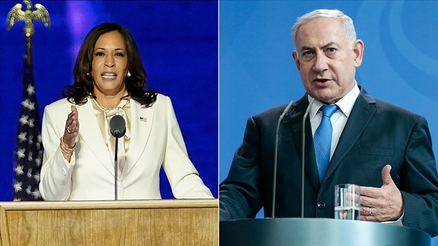 ABD Başkan Yardımcısı Harris ve İsrail Başbakanı Netanyahu telefonda görüştü 