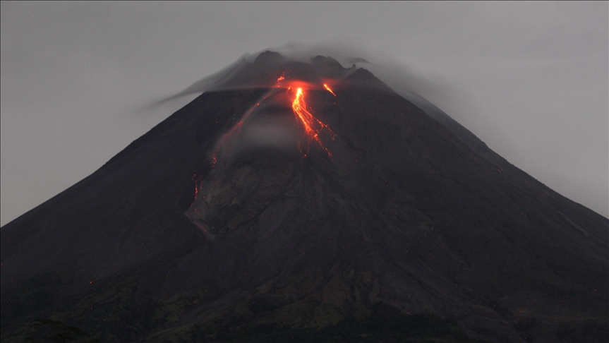 Indonesia's Mt. Merapi volcano spewing lava