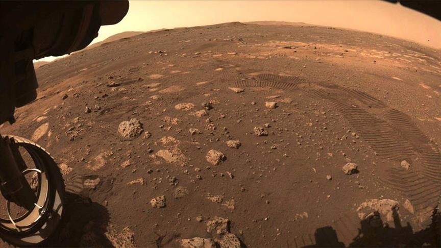 Perseverance marks its 1st drive on Mars surface