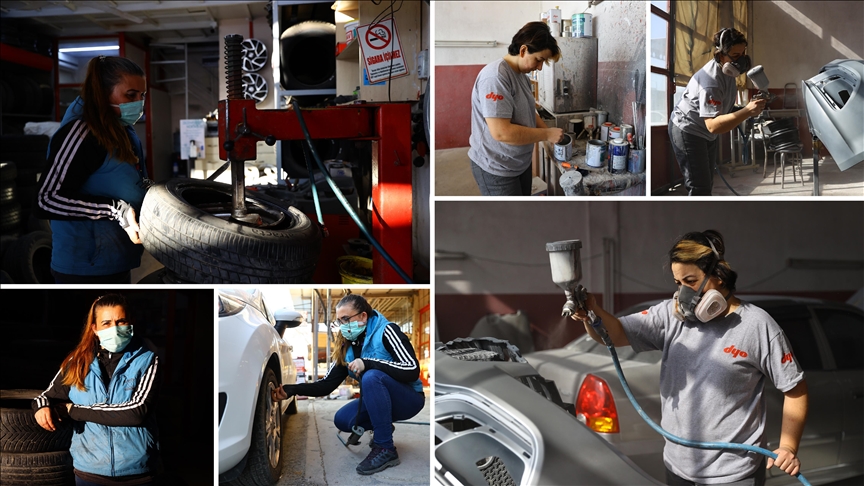 أيلم" و"رمزية".. تركيتان تنافسان الرجال في أصعب الأعمال