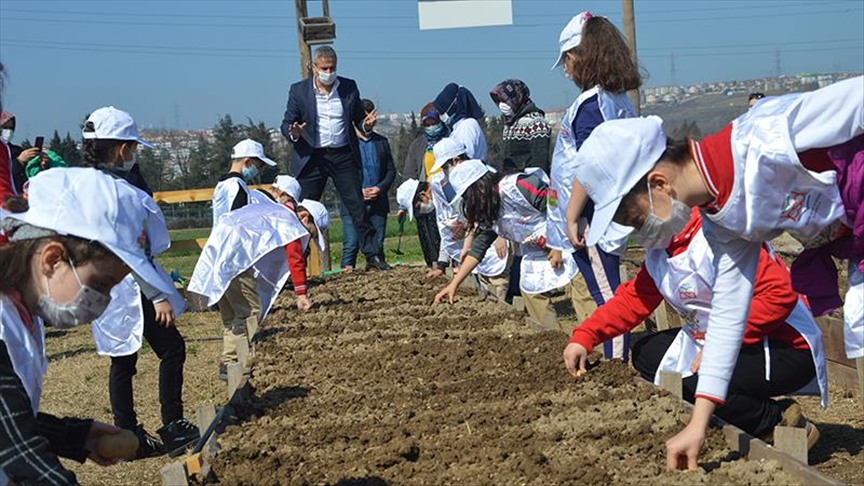 Little farmers learn agriculture with EU-funded project