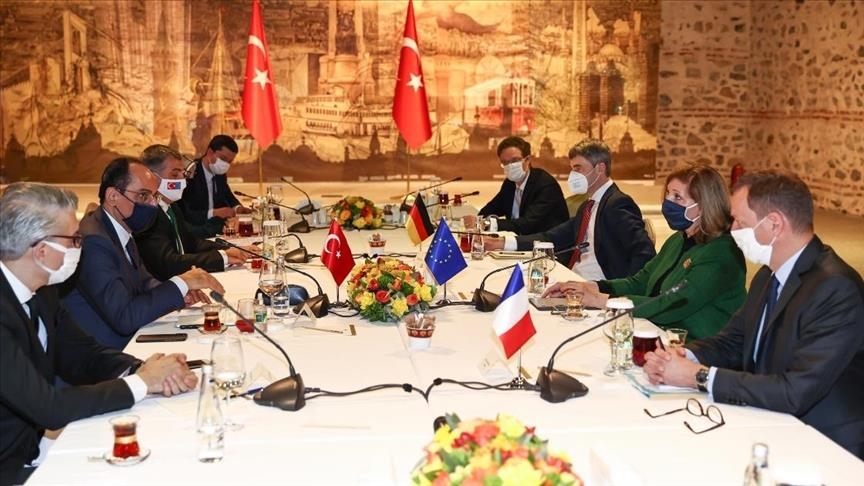 Turkish presidential spokesman meets EU officials