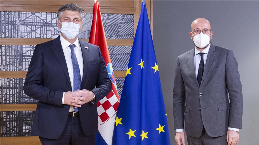 Hrvatski premijer Plenković u Briselu