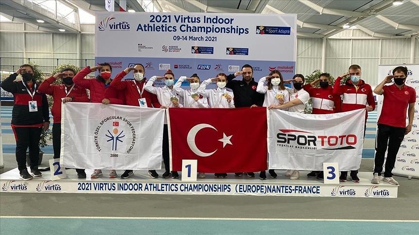 قهرمانی تیم ملی زنان معلول ترکیه در مسابقات دوومیدانی اروپا