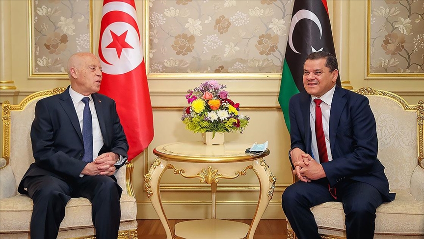 Libya Başbakanı Dibeybe, Tunus Cumhurbaşkanı Said'in ziyaretini 'tarihi' olarak nitelendirdi