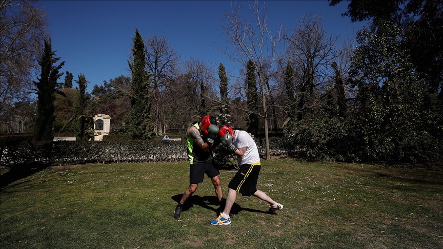 Outdoor sports increase in Madrid during pandemic