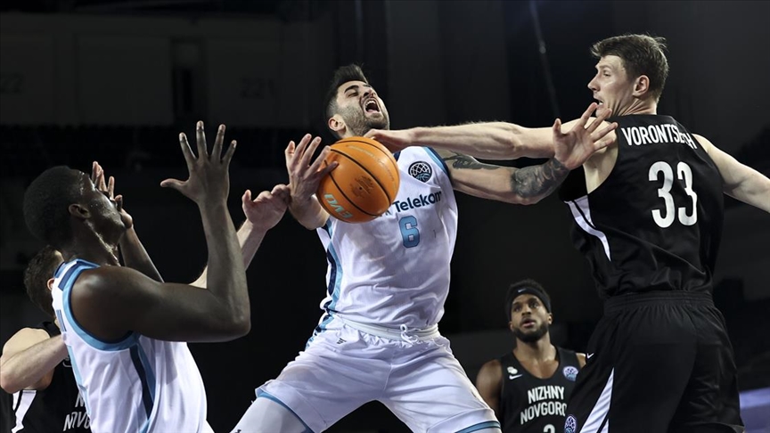 Türk Telekom Basketbol Takımı Avrupa'da evinde ilk yenilgisini aldı