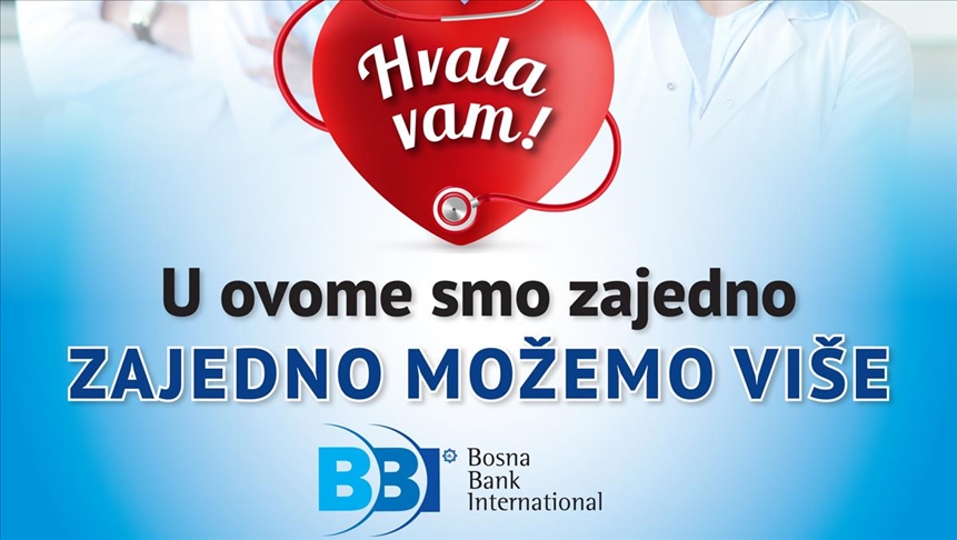 BBI banka donira 100.000 KM za borbu protiv COVID-a