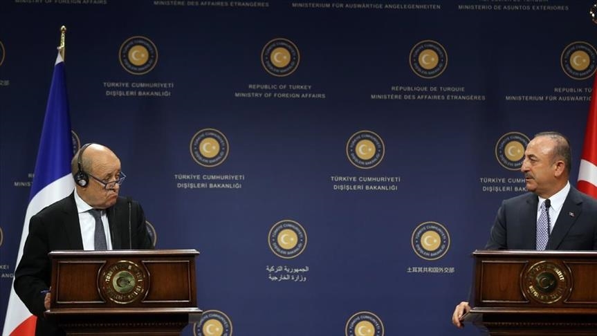 Turkish, French foreign ministers discuss EU issues