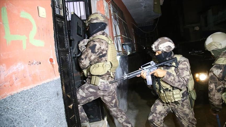 Turkish security forces arrest 77 PKK terror suspects