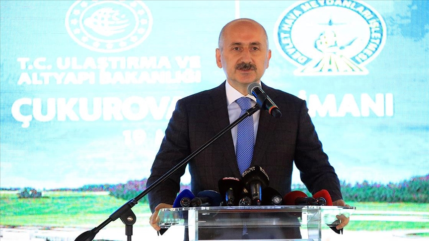 Bakan Karaismailoğlu: Çukurova Havalimanı altyapı inşaatının yüzde 92,3'ü tamamlandı