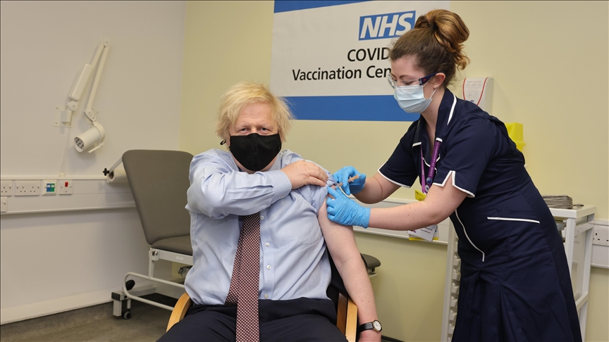 COVID-19: Over 1 in 2 UK adults vaccinated with 1st jab