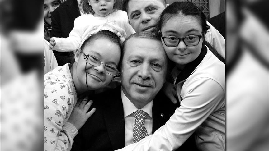 Turkish president marks World Down Syndrome Day