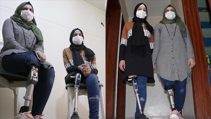 Turkey: Prostheses enable Syrian sisters to enjoy life
