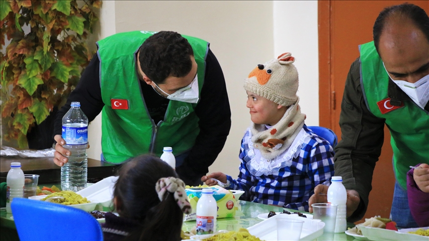 "الإغاثة التركية" تنظم فعالية لأطفال متلازمة داون في عفرين