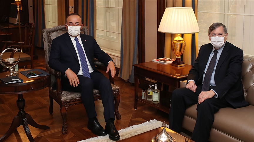 Bakan Çavuşoğlu ABD'nin Ankara Büyükelçisi Satterfield'i kabul etti