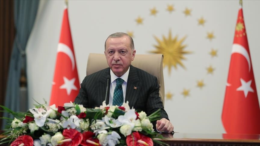 Der Präsident der Türkei, der italienische Premierminister, spricht am Telefon