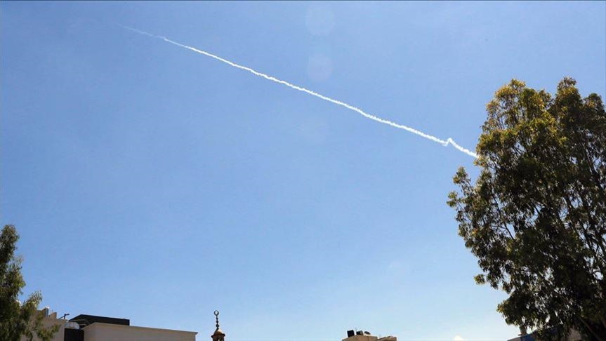 Israeli army says rocket fired from Gaza Strip