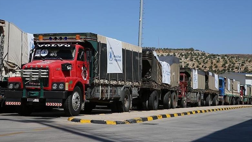 UN provides 20 truckloads of aid to NW Syria via Turkey
