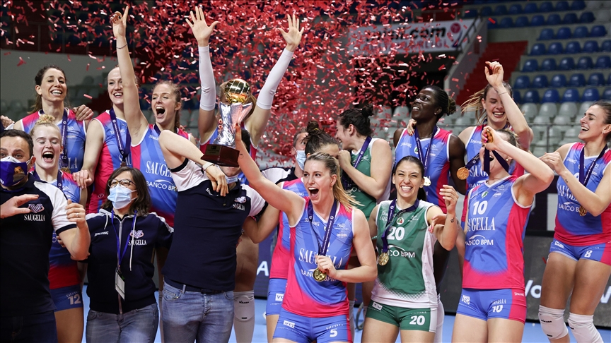 Saugella Monza win women's CEV Volleyball Cup