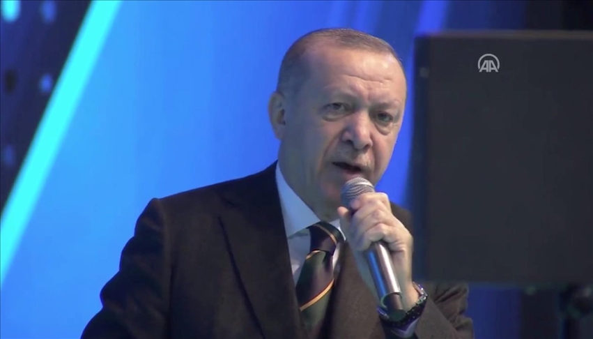 7e congrés de l'AK Parti, Discours du président Erdogan sur ''la confiance et la stabilité''