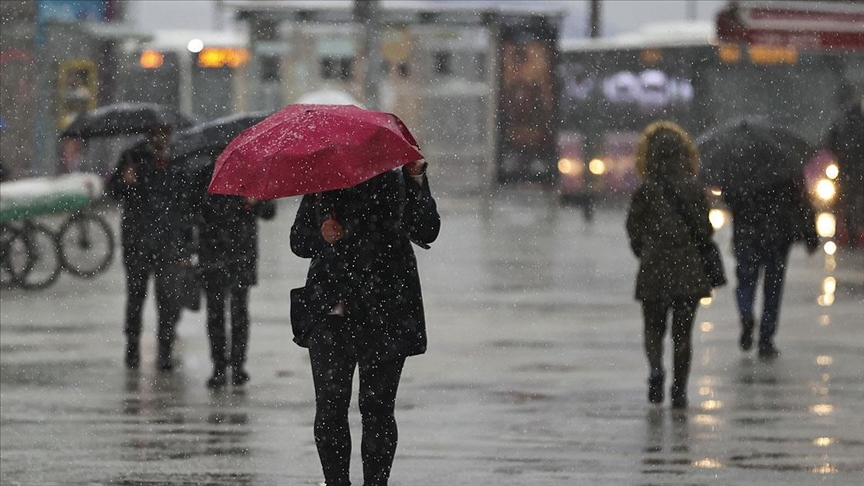 Marmara'nın doğusunda karla karışık yağmur ve kar bekleniyor