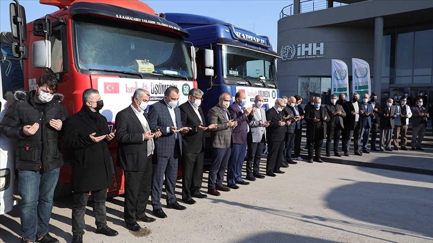 مساعدات إنسانية من "بورصة" التركية إلى سوريا