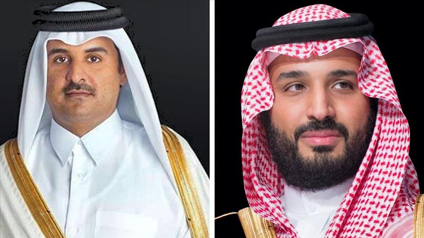 Qatari, Saudi leaders discuss bilateral relations