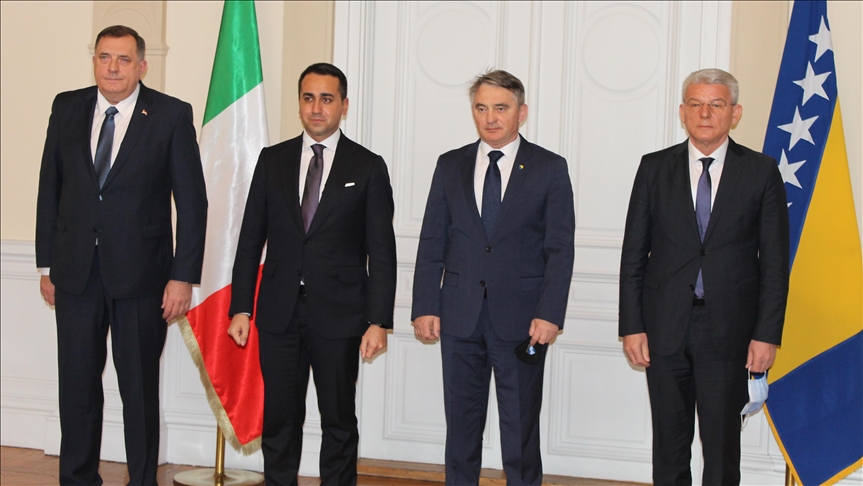 Luigi Di Maio u Predsjedništvu BiH: Italija zagovara proširenje EU na Zapadni Balkan