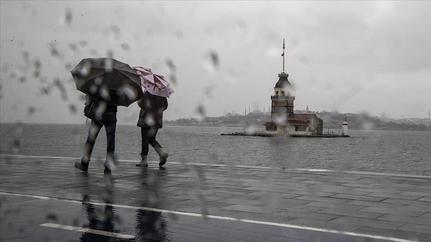 Marmara'nın genelinde aralıklı yağmur bekleniyor