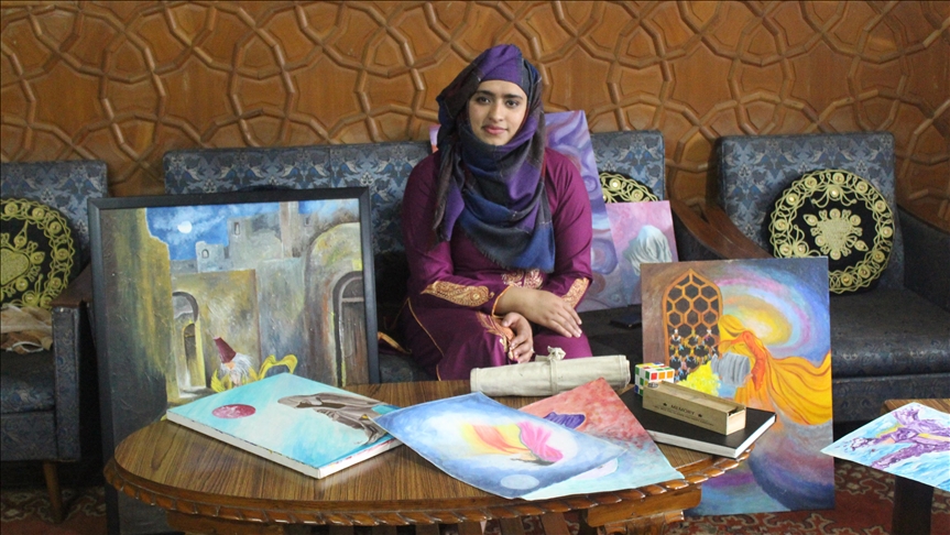 Kashmir’s women artists paint in ‘black and white’