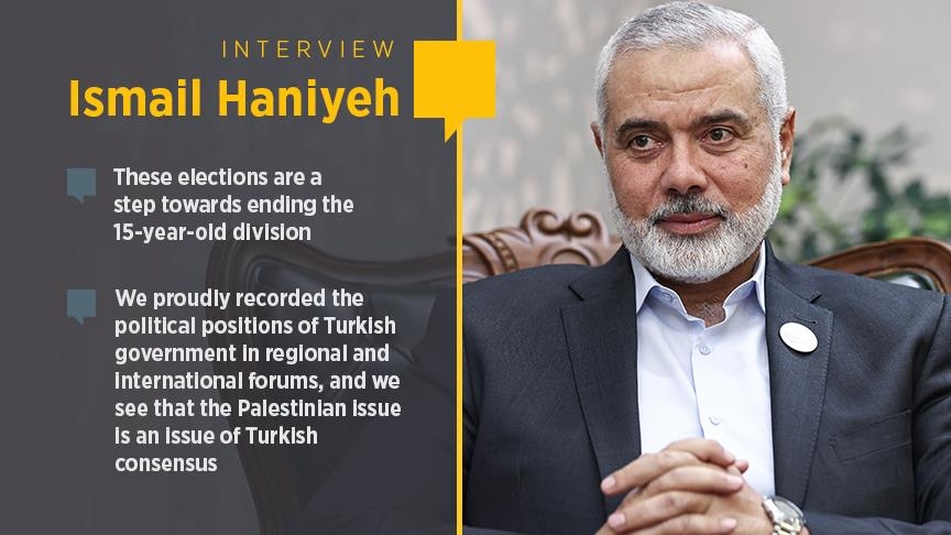 Turkey-Egypt rapprochement serves Palestinian cause: Hamas leader