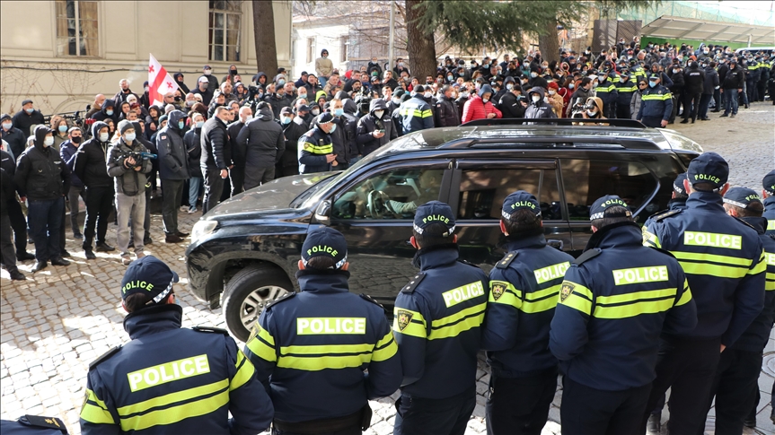 На митинге в Грузии задержаны 12 человек