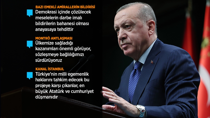 Cumhurbaşkanı Erdoğan: Milletin seçtiği yönetimi tehdit etme cüretini gösterenlere hadlerini milletimizle göstereceğiz