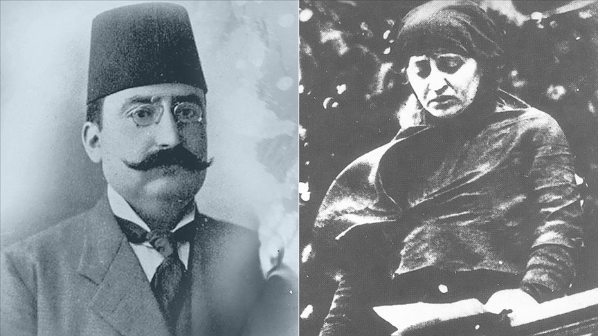 AA'nın temelini atan iki isim: Halide Edip Adıvar ve Yunus Nadi Abalıoğlu