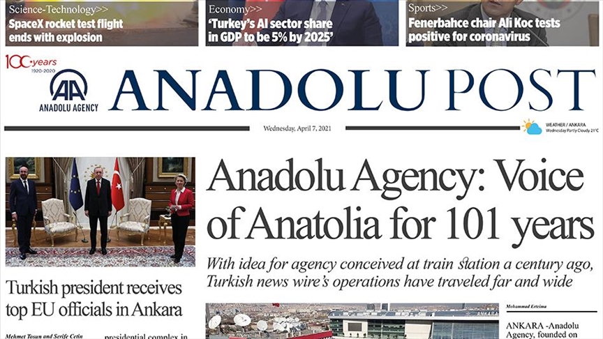 Anadolu Post - Issue of 07.04.2021