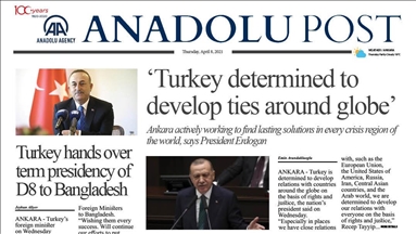 Anadolu Post - Issue of April 8, 2021