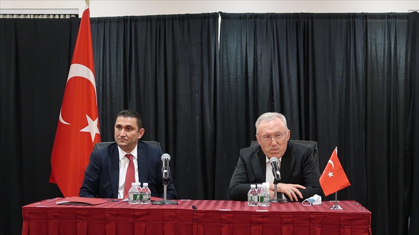 Türkiye'nin Washington Büyükelçisi Mercan New York'ta Türk toplumu temsilcileri ile buluştu
