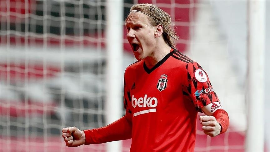 Besiktas defender Vida eclipse century mark in Super Lig appearances