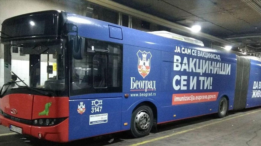 Beograd: Na ulicama autobusi u cilju promocije vakcinacije protiv koronavirusa