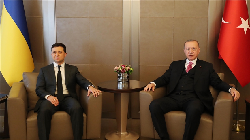 انتهاء لقاء الرئيس أردوغان مع نظيره الأوكراني زيلينسكي