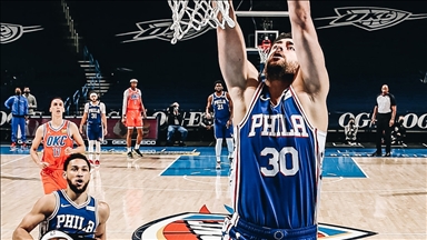 NBA'de Philadelphia 76ers, Furkan Korkmaz'ın üstün performansıyla kazandı