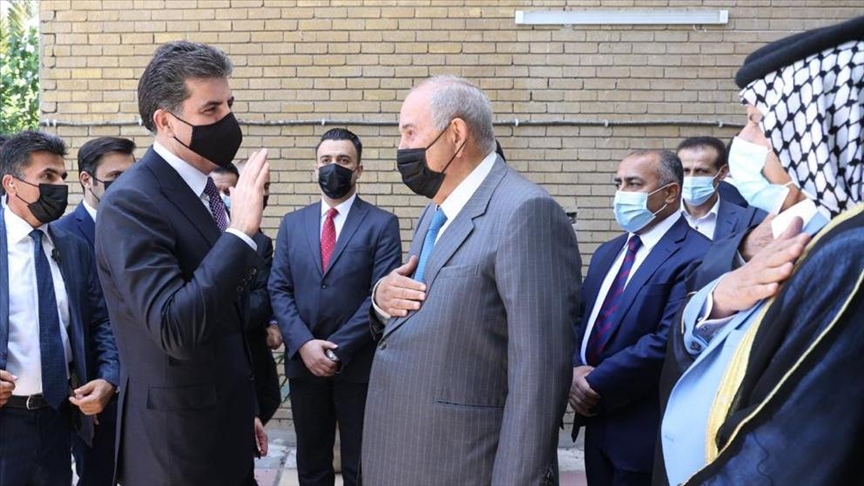 کۆبوونەوەی نێچیرڤان بارزانی لەگەڵ ئەیاد عەللاوی